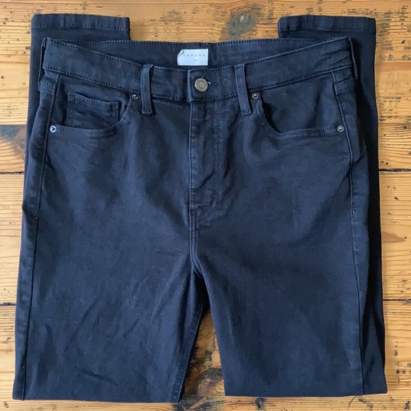 Topshop Jamie Black Jeans - Picture 2 of 9